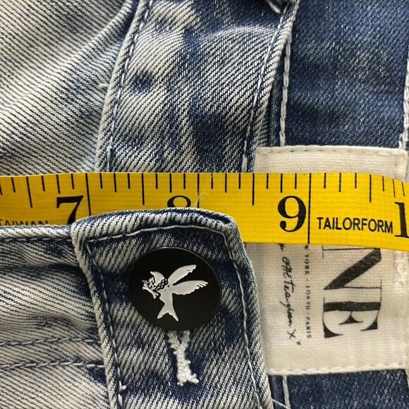 One Teaspoon Stone Wash Awesome Baggies Ripped Skinny Jeans Size 24 Women’s - Picture 10 of 11